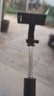 超迷你手機自拍桿藍牙抖音直播一體式伸縮便攜拍照攝影支架三腳架通用 黑色基礎款不帶燈 曬單實(shí)拍圖
