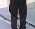 頭號青年加長(cháng)褲子男款秋冬季衛褲高個(gè)子190男束腳運動(dòng)120CM休閑褲 黑 3XL 曬單實(shí)拍圖