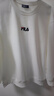 Fila2025新款秋冬新款純棉加厚長(cháng)袖t恤男女士T恤圓領(lǐng)情侶運動(dòng)休閑長(cháng)袖 斐樂(lè )白色小標刺繡 XL 均碼130斤-140斤 曬單實(shí)拍圖