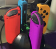 游戲手柄  適用任天堂switch手柄joycon雙人成行霍爾搖桿ns塞爾達王國之淚oled一鍵喚醒六軸體感 頂配版【噴射戰士】支持原裝健身環(huán)/霍爾搖桿 曬單實(shí)拍圖