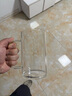 Yumsir單層玻璃杯帶蓋帶手柄加厚超大號水杯1000ml涼白開(kāi)水杯泡花茶杯 透明超大杯1000ml（帶蓋） 曬單實(shí)拍圖