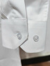 羅蒙（ROMON）純色商務(wù)職業(yè)正裝男士白襯衫工裝外套長(cháng)袖襯衣男CS108白色XL 曬單實(shí)拍圖