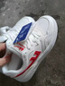 回力【廠(chǎng)牌】皮面女鞋新款白紅學(xué)生校鞋春秋透氣運動(dòng)休閑男鞋板鞋 2115白紅女款 建議拍大1碼 38 曬單實(shí)拍圖