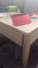 實(shí)木書(shū)桌小戶(hù)型學(xué)生家用60/70/80CM帶抽屜寫(xiě)字學(xué)習桌臥室電腦桌子 原木色 70*50*75cm 曬單實(shí)拍圖