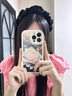 屹川（YICHUAN）適用蘋果16/17/pro/max手機殼 iPhone16plus全包16e防摔Air網(wǎng)紅新款皮紋硅膠軟殼望舒金蓮女款 【古董白】望舒金蓮-贈保護膜+掛繩 蘋果16 曬單實拍圖