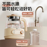 小熊（Bear）全玻璃恒溫水壺 嬰兒調(diào)奶器燒水壺?zé)崴畨?溫奶器TNQ-E12X1 1.2L 曬單實拍圖