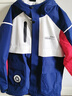 探路者（TOREAD）旗艦 兒童沖鋒外套男女中大童裝秋冬加絨衣 水手藍本白朱雀紅 160 曬單實(shí)拍圖