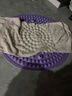SMOOKY指壓板腳底按摩腳墊穴位疏通腳心指壓板仿鵝卵石圓形墊慢跑 優(yōu)雅紫【圓形直徑約55cm】 曬單實(shí)拍圖