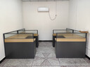 尤尼德辦公室員工職員桌電腦桌 辦公家具屏風(fēng)工位組合 辦公桌隔斷工作臺 L型單人位（無(wú)柜子） 曬單實(shí)拍圖
