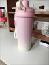 哈爾斯吸管保溫杯大容量水杯子316L不銹鋼運動(dòng)水壺男女士水霧白桃580ML 曬單實(shí)拍圖