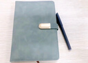 金值 A4/400頁(yè)帶磁扣筆記本子 商務(wù)皮面加厚記事本會(huì )議本工作本大學(xué)生簡(jiǎn)約日記本辦公文具記錄本 煙霧藍 曬單實(shí)拍圖