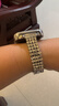 PENC IWATCH適用華為watch fit3/fit4表帶女款滿(mǎn)天星鑲鉆FIT3/4pro表鏈金屬女生手表鏈鋼帶創(chuàng  )意時(shí)尚高級感夏日 四排鑲鉆-金屬表帶+鑲鉆殼【銀色】 適用華為Watch Fit4+貼膜*2 曬單實(shí)拍圖