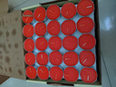 星光緣酥油燈蠟燭長(cháng)明燈供佛香薰生日浪漫家用應急無(wú)煙結婚節慶紅色4小時(shí)100粒 曬單實(shí)拍圖