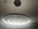 雷士（NVC）現代簡(jiǎn)約北歐風(fēng)吊燈裝飾燈智能全光譜調光餐吊燈85瓦WHDD85F/G-04 曬單實(shí)拍圖
