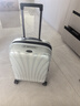新秀麗（Samsonite）拉桿箱 C-LITE系列CS2超輕材質(zhì)貝殼行李箱 男女通用旅行箱/登機箱 白色【升級版】 20英寸（可擴展） 曬單實(shí)拍圖