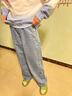 小豬彼特女童褲子秋裝2025新款兒童學(xué)生女大童秋季運動(dòng)褲春秋衛褲休閑長(cháng)褲 5525藍色+5242灰色【春秋款】 160 cm 曬單實(shí)拍圖
