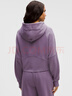 lululemon丨Scuba 女士超寬松款拉鏈連帽衫 LW3HTLS 灰紫 線上專售 M /L 曬單實拍圖