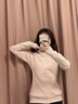 汐菡秋季開(kāi)衫連帽衛衣女款2025年最新款秋裝女外套春秋款百搭修身上衣 粉紅色 均碼 （可聯(lián)系客服備注碼數） 曬單實(shí)拍圖