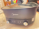美的（Midea）電火鍋專(zhuān)用鍋 鴛鴦鍋 大容量家用3-4-5-8個(gè)人用  涮鍋電熱鍋一體多功能鍋 電煮鍋電炒鍋烤魚(yú)烤肉鍋 6L 【全網(wǎng)熱銷(xiāo)】速沸鴛鴦鍋+分區控溫 曬單實(shí)拍圖