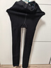 無(wú)印良品（MUJI） 女式 里抓絨厚款收腿褲 打底褲女款緊身褲保暖25年秋季新品女裝 黑色 L (身高160-165 臀圍95-100) 曬單實(shí)拍圖