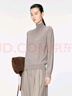 JNBY【商場(chǎng)同款】24冬新品毛針織衫套頭5OA310440 064/淺駝灰 L 曬單實(shí)拍圖