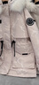 波司登（BOSIDENG）極寒羽絨服鵝絨女款短款連帽大毛領(lǐng)時尚百搭加厚新國標外套 【店長推薦】冰花粉9BK9 S 160/84A 體重約110-130斤 曬單實拍圖