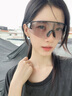 李寧（LI-NING）騎行眼鏡日夜兩用近視套鏡變色跑步馬拉松防風(fēng)眼鏡公路自行車(chē)男女 透黑色上半框-日夜兩用黑白變色 曬單實(shí)拍圖