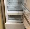 米家小米256升變頻一級風(fēng)冷無(wú)霜三門(mén)小型家用電冰箱 白色銀離子除菌凈味BCD-256WMSA01 曬單實(shí)拍圖