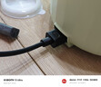 綠聯(lián)國標(biāo)三孔品字尾 三芯電源線 適用電腦臺式主機(jī)顯示器電炒鍋電飯煲電子秤打印機(jī)連接線1.5米80770 曬單實拍圖