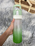 USERJOY噴霧水杯2025軍訓必備用品男可以噴水得杯子學(xué)生兒童上學(xué)運動(dòng)水壺 運動(dòng)噴霧水杯【薄荷綠】加厚款 曬單實(shí)拍圖