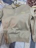 吉普（JEEP）長(cháng)袖T恤男士秋冬季polo寬松休閑打底衫衣服男裝 卡其加絨 XL 曬單實(shí)拍圖