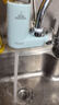 海爾凈水器水龍頭過(guò)濾器家用直濾濾水器自來(lái)水前置過(guò)濾器廚房衛生間除余氯三擋不銹鋼碳纖維濾芯可清洗 綠色1機4芯 曬單實(shí)拍圖
