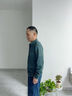 老爺車(chē)（LAOYECHE）中年男士爸爸裝長(cháng)袖t恤男秋季含棉翻領(lǐng)打底衫上衣中老年男裝衣服 曬單實(shí)拍圖