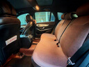 奔馳汽車(chē)坐墊GLC260 GLB A180L E300L C200L GLA GLK亞麻真皮座墊 咖啡色【豪華版】 曬單實(shí)拍圖
