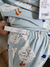 嫚熙（EMXEE）孕婦睡衣產(chǎn)后哺乳春秋季款月子服棉質(zhì)家居服套裝 嫚熙大鵝（胸墊款-帶哺乳口） M【適合90-115斤】 曬單實(shí)拍圖