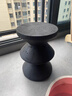 印象綠芙實(shí)木墩子碳化黑色北歐原木凳邊幾民宿擺件矮凳樹(shù)樁樹(shù)墩根雕換鞋凳 子彈款碳化黑色(直徑32*高45cm 曬單實(shí)拍圖