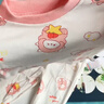 婧麒兒童秋衣套裝純棉男童女童秋衣秋褲內衣全棉秋款寶寶內衣套裝 森林巴士+清新小梨 130 cm 曬單實(shí)拍圖