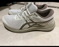 亞瑟士ASICS網(wǎng)面跑鞋百搭男鞋緩震運動鞋透氣跑步鞋 GEL-CONTEND 4 白色/銀色 40 曬單實拍圖