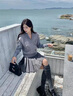 乖甜星學(xué)院風(fēng)時(shí)尚套裝女2025春夏新款顯瘦針織馬甲襯衫百褶裙三件套潮流 【百褶裙-單件】 S 【建議80-90斤】 曬單實(shí)拍圖