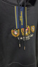 Teenie Weenie小熊男裝簡(jiǎn)約衛衣冬季潮流刺繡休閑連帽衫上衣男 黑色 L 175 曬單實(shí)拍圖