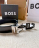 BOSS博斯男士25年冬季新款皮革雙面腰帶 004-黑色-默認無(wú)禮盒 EU:95 曬單實(shí)拍圖