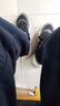 足力健老人鞋中老年輕便休閑散步鞋2431380J 男 黑色 39 曬單實(shí)拍圖