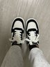 達芙妮女士休閑鞋厚底熊貓鞋百搭軟底舒適平底顯瘦運動(dòng)板鞋女 黑色 38 曬單實(shí)拍圖