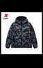 特步（XTEP）門(mén)店同款羽絨服男冬季新款滿(mǎn)印防風(fēng)保暖連帽外套運動(dòng)休閑男裝 正黑色 M 曬單實(shí)拍圖