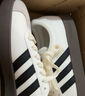 adidas T頭鞋 VL COURT復古板鞋德訓鞋男女阿迪達斯輕運動(dòng) 漢玉白/黑色/樹(shù)脂黃   38 曬單實(shí)拍圖