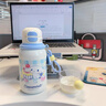 壹滴滴美樂(lè )蒂保溫杯女帶蓋可喝水杯學(xué)生雙飲水壺高顏值兒童可愛(ài)吸管杯子 玉桂狗-490ml+公仔 曬單實(shí)拍圖