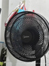 美的（Midea）電風(fēng)扇家用7葉落地扇搖頭電風(fēng)扇循臥室宿舍輕音風(fēng)扇臺式桌面小型風(fēng)扇臺地兩用升級款 黑色丨7葉臺地兩用 曬單實(shí)拍圖