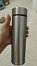 名銳（MINGRUI）保溫杯定制刻字茶水分離企業(yè)團購批發(fā)廣告宣傳水杯子周年紀念禮品 鋼本色【關(guān)注+杯刷】 500ml 曬單實(shí)拍圖
