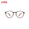 睛姿（JINS）Airframe含鏡片近視眼鏡框輕盈百搭可加配防藍光鏡片UUF24A055 87深棕色玳瑁 1.60(較薄) 曬單實(shí)拍圖