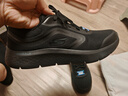 斯凱奇（Skechers）秋季緩震健步鞋網(wǎng)面透氣高彈鞋厚底耐磨休閑運動(dòng)鞋 全黑色/BBK 41 曬單實(shí)拍圖